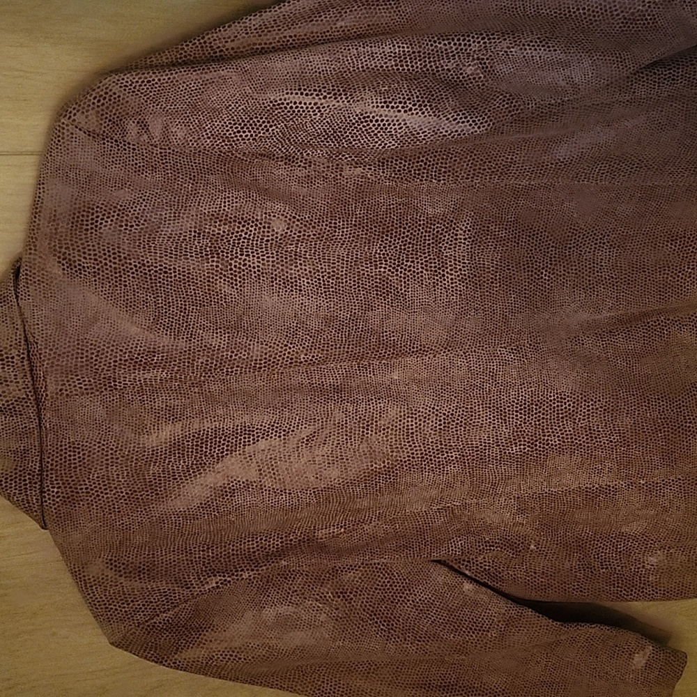 Pink Rattlesnake leather jacket - Picture 3 of 4